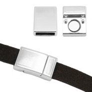 Magnetic clasps Basic Quality metal &Oslash;10.2x3.1mm Antique Silver