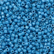Miyuki beads delica's 11/0 Duracoat Opaque Dyed Juniper Berry Blue