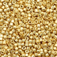 Miyuki beads delica's 11/0 Duracoat Galvanized Gold