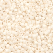 Miyuki beads delica's 11/0 Opaque bisque white