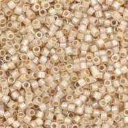 Miyuki beads delica's 11/0 Beige Lined Opal AB DB-1731