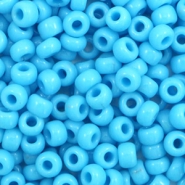 Miyuki seed beads 6/0 Opaque Turquoise Blue 6-413