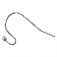 Stainless Steel findings earrings Antique Silver