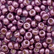 Miyuki seed beads 6/0 Duracoat Galvanized Eggplant Purple 6-4220