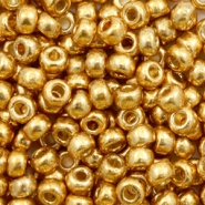 Miyuki seed beads 6/0 Duracoat Galvanized Yellow Gold 6-4203