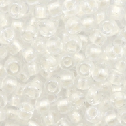 Miyuki seed beads 6/0 Pearlized Effect White 6-4601