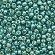 Miyuki seed beads 8/0 Duracoat Galvanized Sea Foam Green 8-4217