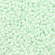 Miyuki seed beads 11/0 Opaque Light Mint Green 11-3318