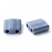 Miyuki beads tila 5x5mm Opaque Matte Gun Metal Grey TL-2001