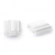 Miyuki beads tila 5x5mm Ceylon Pearl White TL-420