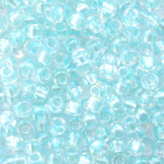 Miyuki seed beads 8/0 Fancy Lined Soft Aqua Blue 8-3638