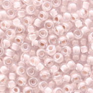 Miyuki seed beads 8/0 Blush Lined Crystal Beige 8-215