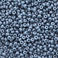 Miyuki seed beads 11/0 Opaque Matte Luster Light Denim Blue 11-2038