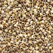 Miyuki beads delica's 11/0 Opaque Picasso Yellow DB-2262