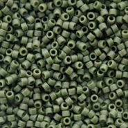 Miyuki beads delica's 11/0 Opaque Glazed Frosted Dark Green DB-2291