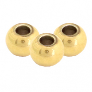 Stainless steel beads 4mm Gold