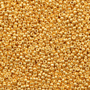 Miyuki seed beads 15/0 Duracoat Galvanized Yellow Gold 15-4203