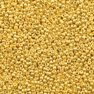 Miyuki seed beads 15/0 Duracoat Galvanized Gold 15-4202