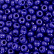 Preciosa glass seed beads 6/0-33070 Natural Opaque-Marine Blue