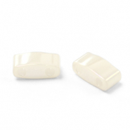 Miyuki beads half tila 5x2.3mm Ceylon Antique Ivory Pearl HTL-592