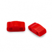 Miyuki beads half tila 5x2.3mm Opaque Red HTL-408