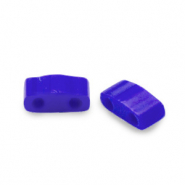 Miyuki beads half tila 5x2.3mm Opaque Cobalt Blue HTL-414