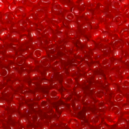 Miyuki seed beads 8/0 Transparant Ruby Red 8-141