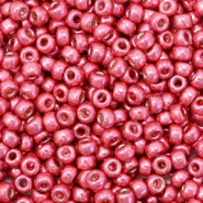 Miyuki seed beads 8/0 Duracoat Galvanized Light Cranberry red 8-4211