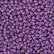 Miyuki seed beads 11/0 Duracoat Opaque Anemone Purple 11-4490