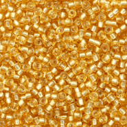 Miyuki seed beads 11/0 Silverlined Gold 11-3