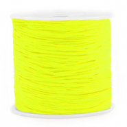 Macramé bead cord 0.8mm Neon Yellow