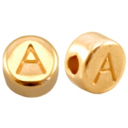 DQ European metal letterbead A Gold (nickel free) 
