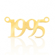Stainless steel charms/connector year 1995 Gold