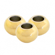 Stainless steel beads 5mm Gold