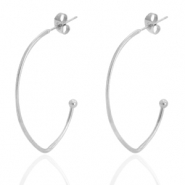 Stainless steel earrings Silver