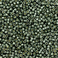 Miyuki beads delica's 11/0 Duracoat Galvanized Steel Green DB-2512