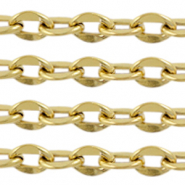 Stainless steel findings belcher chain Gold