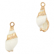 Shell pendants specials Whelks White-Gold