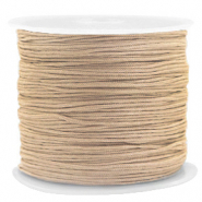 Macram&eacute; bead cord 0.8mm Bronze