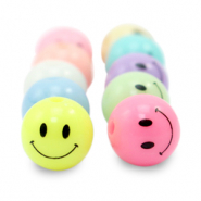 10 mm acrylic beads smiley Multicolour
