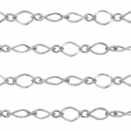 Stainless steel belcher chain anchor cable Silver