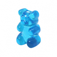 Resin pendants gummy bear Blue