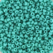 Miyuki seed beads 11/0 Opaque Matte Turquoise Green 11-412F