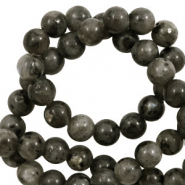 Natural stone beads Labradorite 8mm Dark Anthracite