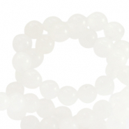 Natural stone beads Quartz 8mm White