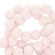 6 mm acrylic beads matt Touch Of Pink
