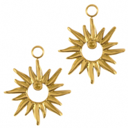 Stainless steel charms star Gold