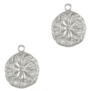 DQ European metal charms sun Antique Silver (nickel free)