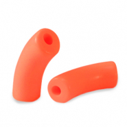 Acrylic beads tube Fluor Orange