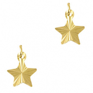 Stainless steel charms star Gold